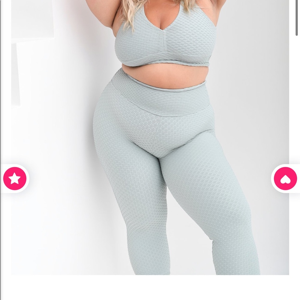 Booty By Brabants curvy croco skin frost leggings